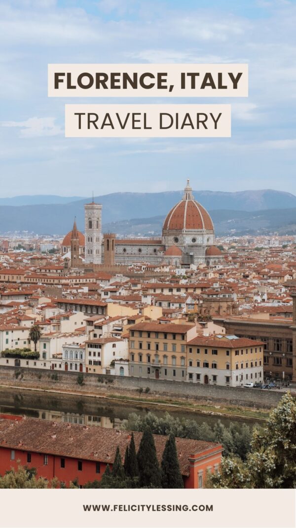 florence travel diary